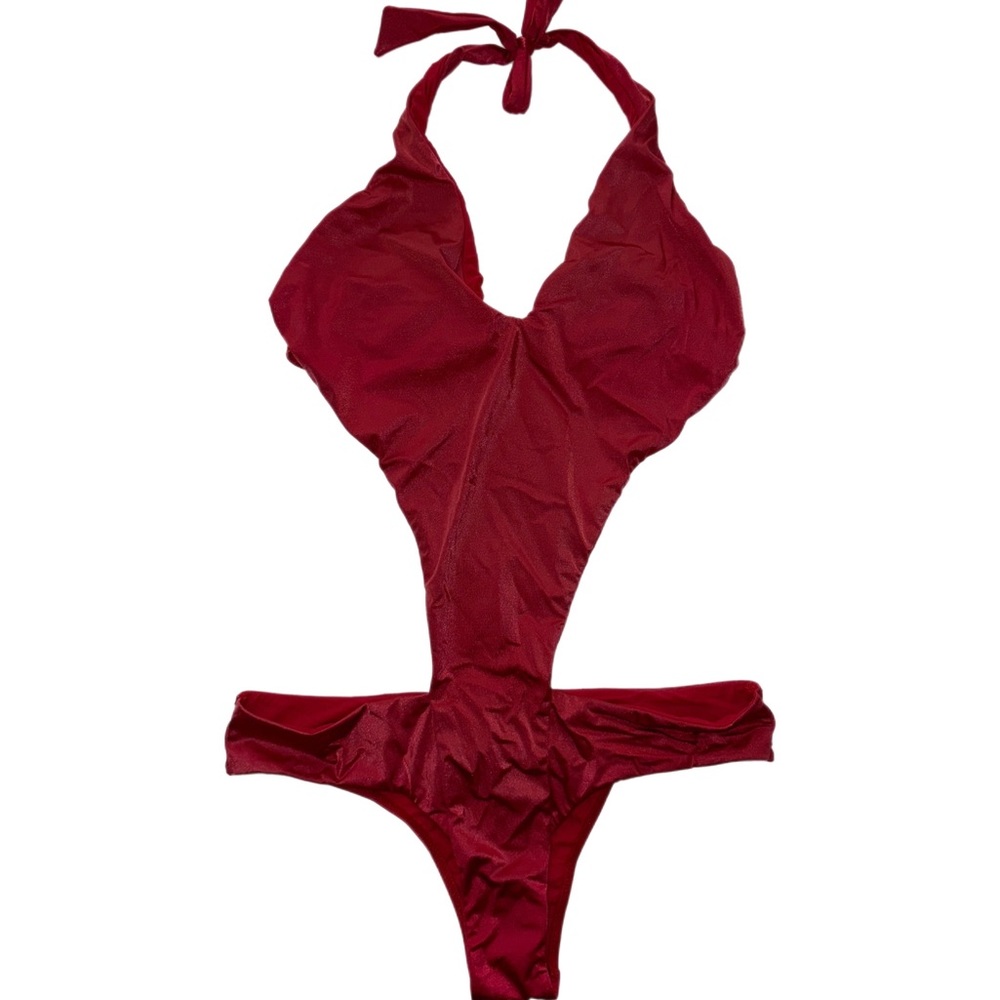 LaPerla One Piece Swimsuit. Color: Red. Size: 4. Condition: Worn once, like new.